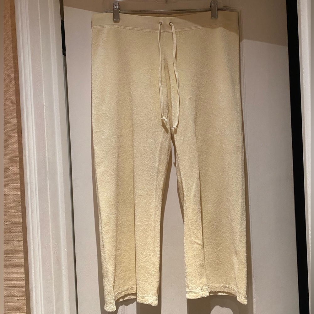 Vintage Y2K Yellow Terry Cloth Juicy Couture Pull On Pant 💛